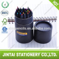 3.5" 24pcs black wooden pencil into paper tube stock